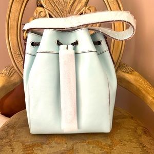 Dooney & Bourke Hattie Drawstring Bag in Pale Blue